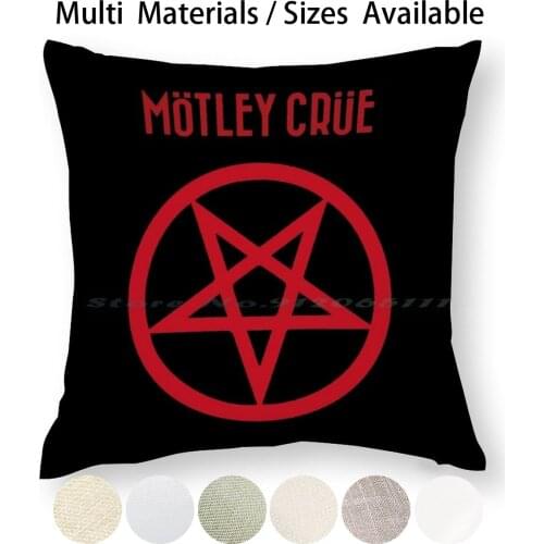 Best Seller Classic Rock N Roll Hard Rock Heavy Metal Shout Pillow Case Throw Pillow Cover Cotton Linen Flax Nikki Sixx Lee