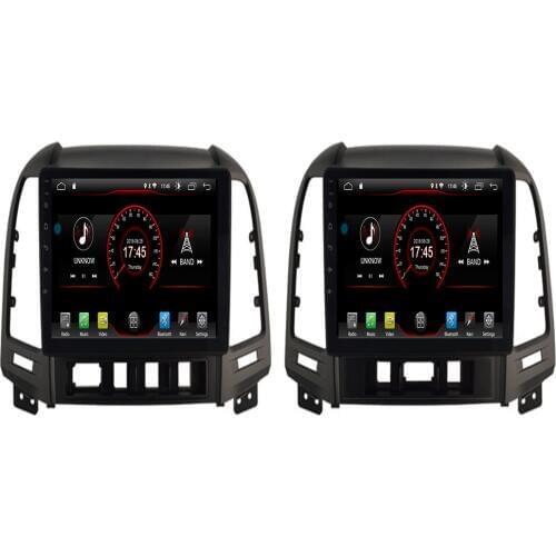 New coming ! Android 10 2.5D car dvd For Santa Fe 2006-2012 multimedia GPS Radio stereo gps navigation map camera