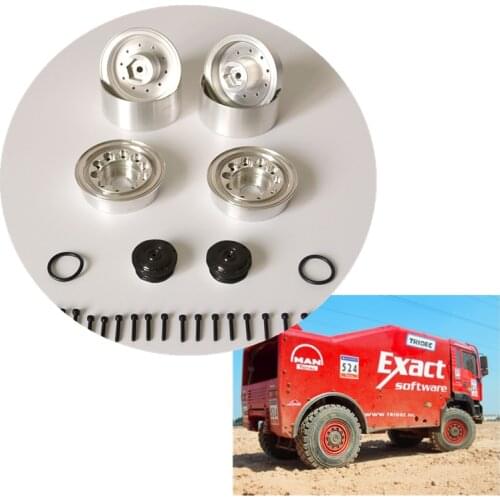 R/C metal rear Clip tire wheel hub for 1/14 scale rc model dakar Rally rock crawler truck