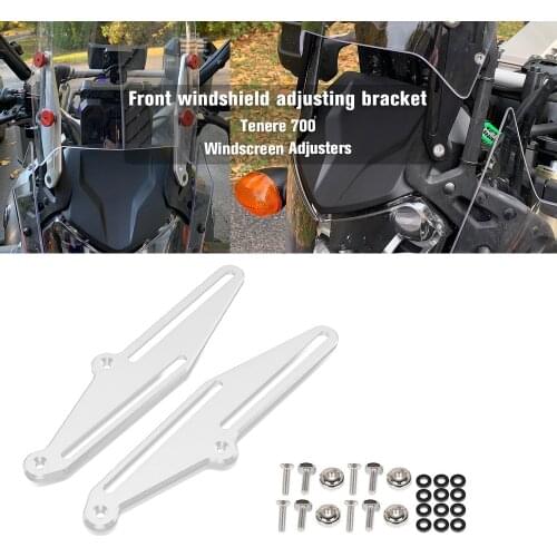 Adjustable windshield bracket For YAMAHA TENERE 700 T700 T 700 motorcycle windshield adjuster tenere700 Accessories Motorbike