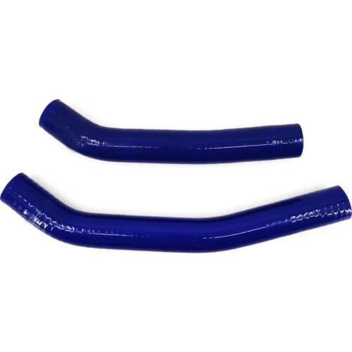 Silicone Radiator Coolant Hose Kit For Suzuki 2006-2010 2007 2008 2009 LTR450 blue 2PCS