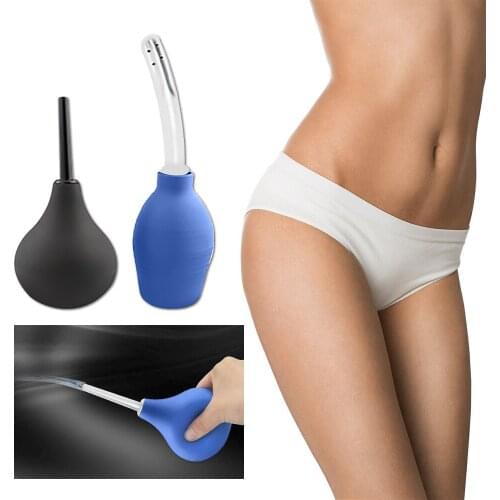 160ml/224ml/310ml Enema Rectal Shower Cleaning System Medical Materials Silicone Ball For Anal Anus Colon Enema Anal Cleaning