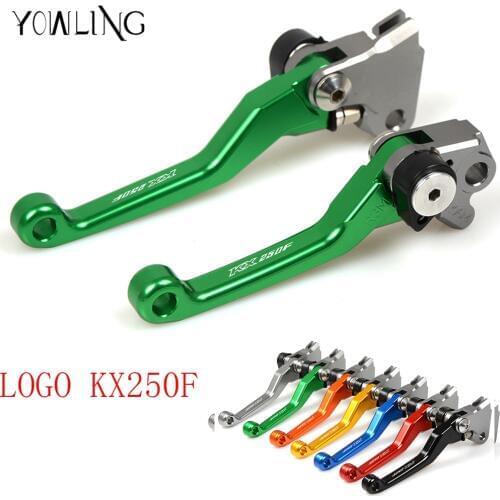 Folding handbrake Pivot dirt Bike Brake Clutch Lever Handle For Kawasaki KX250F KXF 250 2005 2006 2007 2008 2009 2010 2011 2012