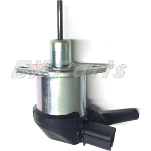 1G772-60014 12V Fuel Stop Solenoid for Kubota Excavator KX057-4 KX080-3T U55 M6040 M7040 M6040F SVL75 SVL75C