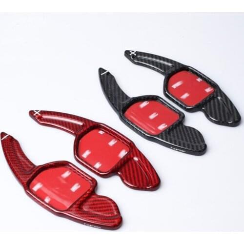 Carbon Fiber Wheel Shifter Paddle Shift Extension For Skoda Octavia RS 2012