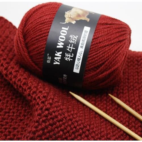 500g Thick Yak Merino Wool Blends Crochet Acrylic Yarn For Hand Knitting Needlework Sweater Hat Laine Woolen Thread Knitted Lana