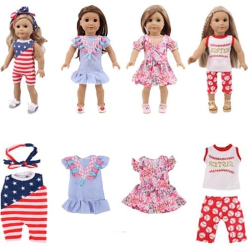 12 Styles Doll Clothes Choose Our Generation For 18 Inch Doll And Born Baby Doll,Toys For Girls Gift