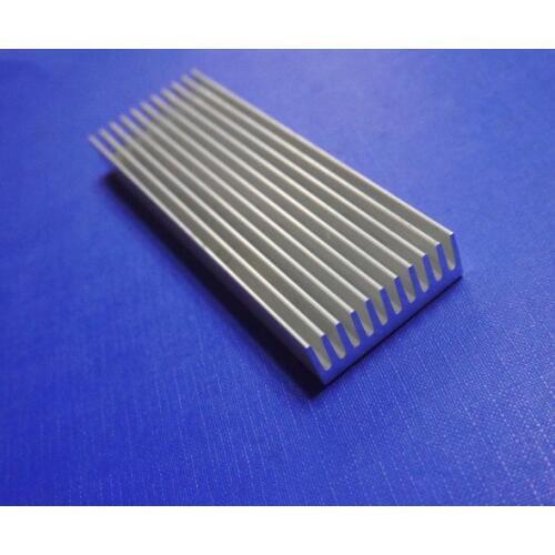 2PCS/lot Dense tooth aluminum heat sink profiles radiator manufacturer 40*13*120mm circuit board PCB power amplifier heat sink