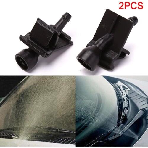 2PCS Car Window Windscreen Windshield Washer Spray Nozzle Jet Water Spray Nozzle