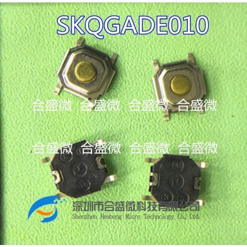 50PCS 4*4*1.5 patch tact switch button switch SKQGADE010 force 2.55N