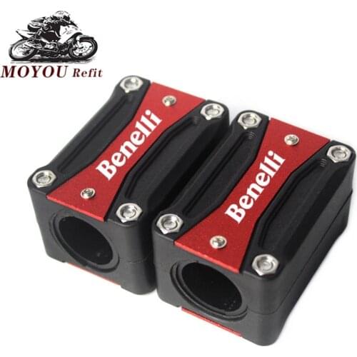 Motorcycle CNC Crash Bars Decorative Block Engine Guard Bumper Protector For Benelli TRK 502 Leoncino 500 BJ500 TNT 125 135