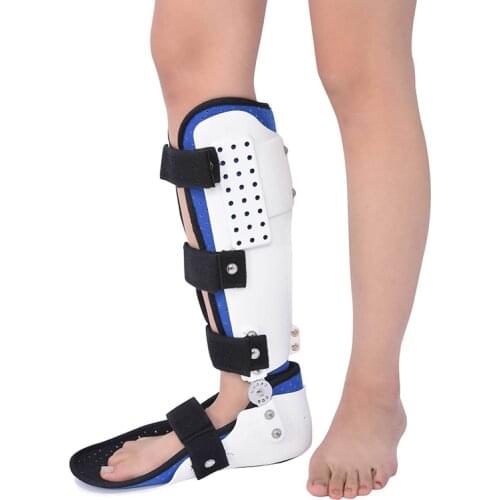Fixed support leg is adjustable ankle fixed ankle with a fixed foot ankle foot postoperative rehabilitation
