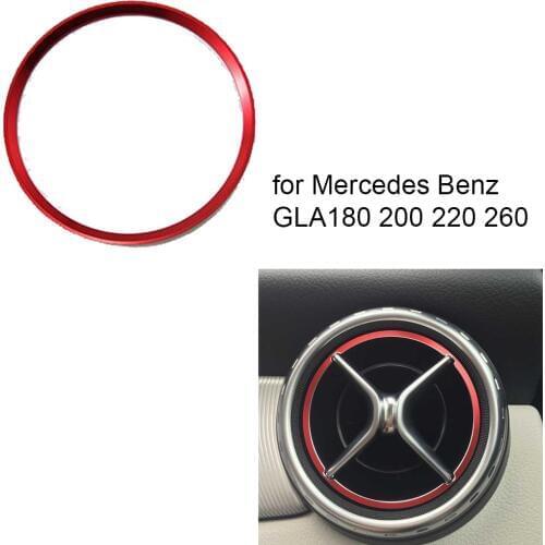 Good look For M-ercedes-Be-nz GLA180 200 220 260 Car Air conditioning knobs decorative circle