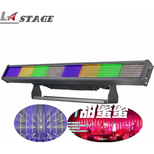 IP65 Stage Wall Washer 960x0.2w RGBW LED Pixel Strip Strobe Effect Lighting With 8 Zone Control