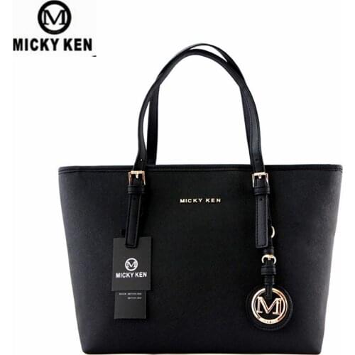 MICKY KEN Brand New 2020 Women Handbags Big Pu Leather High Quality Letter Female Bag Designer Bolsos Mujer Sac A Main Totes