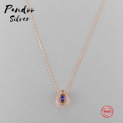 Fashion Charm Pure 925 Silver Original 1:1 Copy, When To Run Guardian Fashion Clavicle Chain Necklace Female Luxury Jewelry Gift