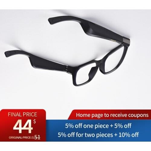 Can be equipped with myopia and presbyopia smart bluetooth glasses headset all-in-one multifunctional wireless music listening