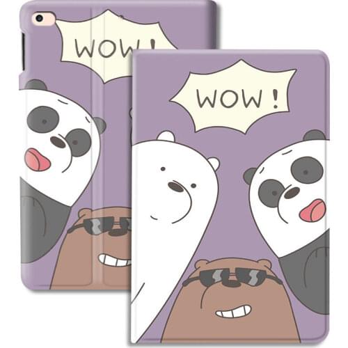 Soft Silicone Back Cases Cute Bear iPad Case For iPad Pro 11 2020 Protective Cover iPad 7th Generation Case Air 1 2
