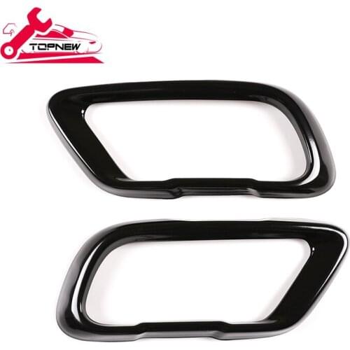 Car Exterior Exhaust Pipe Cover Rear Bumper Cylinder Exhaust Pipe Decorate Cover For BMW X5 G05 X7 G07 2019-21 M Sport Version