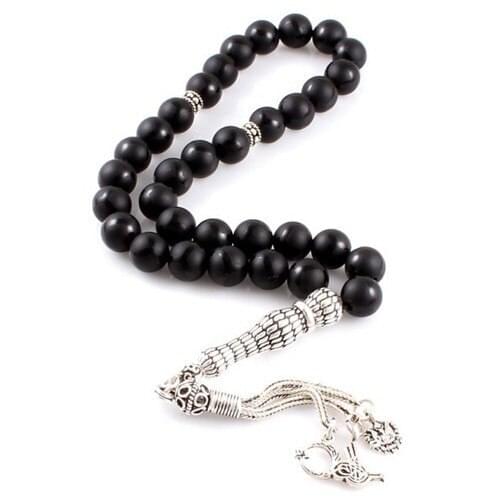 Onix Natural Stone Rosary Striped Mat