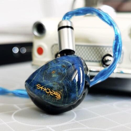 Shozy Black Hole Resin Version Detachable Audio 3.5mm 0.78mm 2Pin Earphone Monitor Wired Earphones in ear Dynamic Earbuds