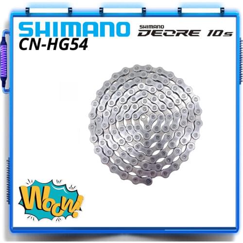 SHIMANO DEORE CN HG54 10 Speed Super Narrow HG X MTB Chain CN-HG54 116L 116 links 10s 10v M4100 M6000 M5120