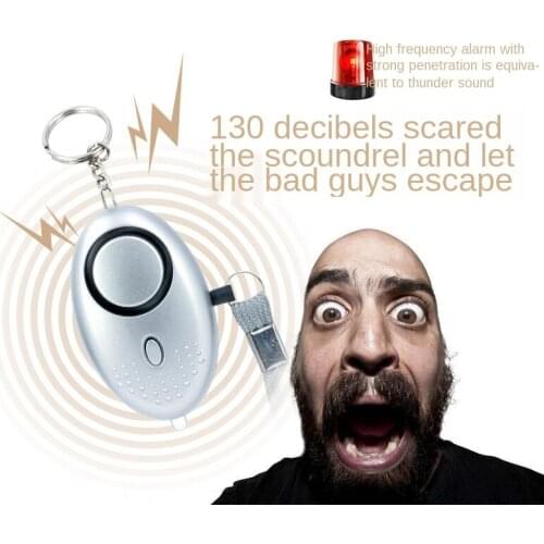 Self Defense Alarm Security Protect Alert Scream Loud Emergency SOS Alarm Keychain Personal Safety For Women Child Elder Girl