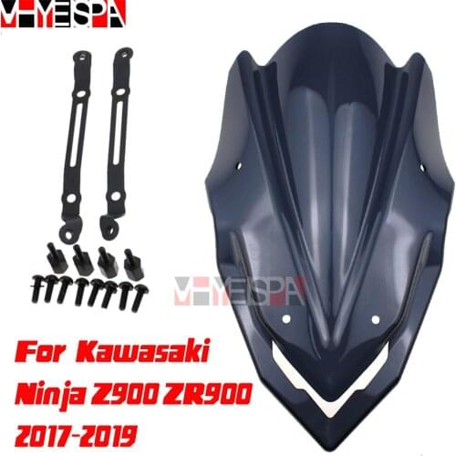 New Ninja Z900 Z 900 ZR900 ZR 900 2017 2018 2019 Smoke High Quality Windshield Windscreens Air Wind Deflector MOTO
