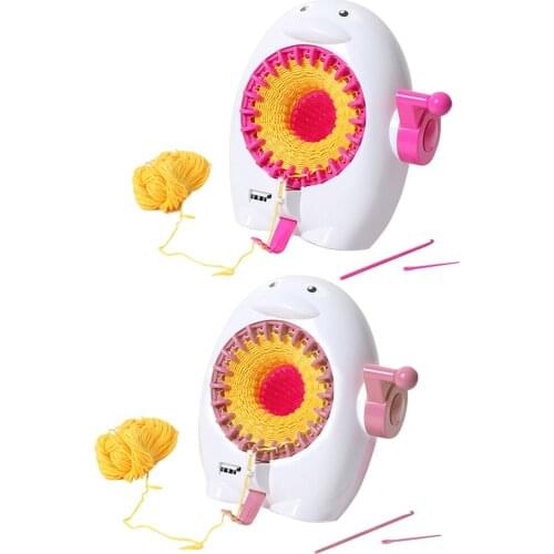 Woolen Knitting Machine DIY Creative Hand-Loom Woolen Hat Scarf Socks Knitting Artifact Play House Toy Gift