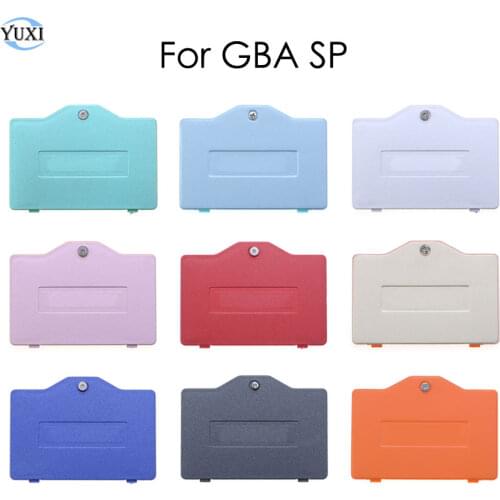 YuXi For GBA SP Battery Cover Lid Door Replacement Parts For Gameboy Advance SP Back Door Case