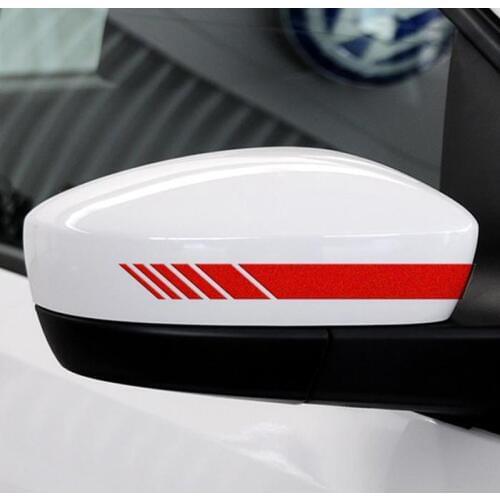 Rear View Mirror Stripes Vinyl Decal for SEAT Leon 1 2 3 MK3 FR Cordoba Ibiza Arosa Alhambra Altea Exeo Toledo Formula Cupra