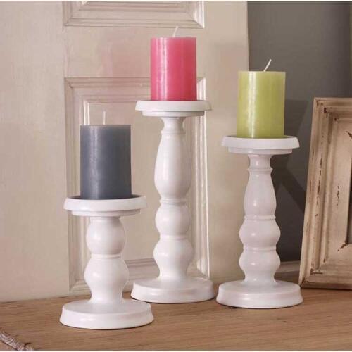Iron Metal Vintage Candlesticks Votive Candle Holder Candlestick Handmade Cylinder Candle Stand Home Decoration Accessories 632