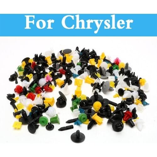 200pcs Car Cable Mount Clamp Clips Plastic Auto Fastener Mixed Wire Tie For Chrysler 200 300c 300c Srt8 Crossfire Aspen