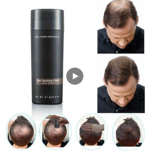 27.5g fashion Hair Fibers Keratin Thickening Spray Hair Building Fibers Loss Products Instant Wig Regrowth Powder Beauty Salon