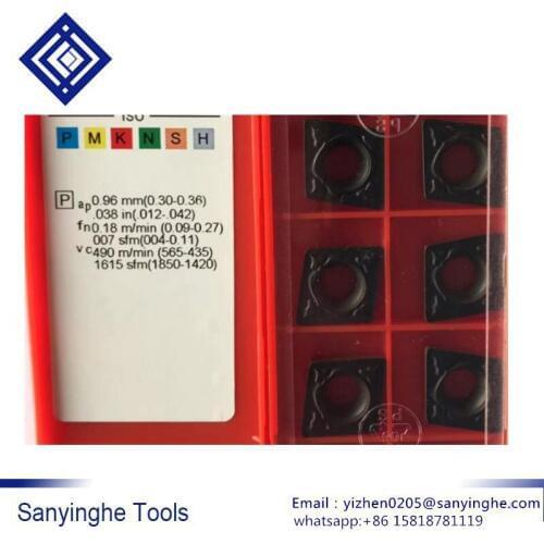 Free shipping high quality 50pcs/lots CCMT120408-PM 4225 / CCMT120404-PM 4235 / CCMT120408-PM 4325 cnc carbide turning inserts