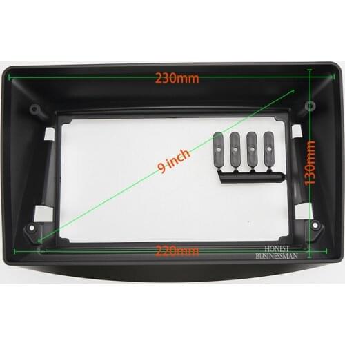 9 INCH Car Audio Frame GPS Navigation Fascia Panel Car dvd Plastic Frame Fascia is suitable for 2006 MITSUBISHI GRANDIS