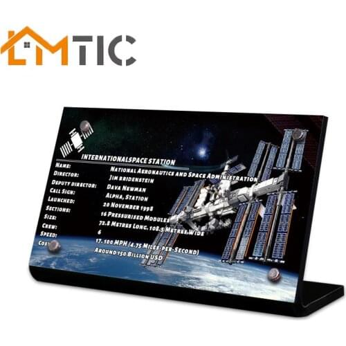 Acrylic display stand brand for Model 21321 Idea International Space Station toy blocks