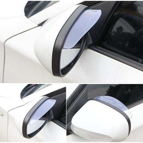 Car Rainproof PVC Rearview Mirror Rain Visor For Opel Zafira A B Vauxhall Zafira Corsa C Cambo D Vauxhall Corsa 3 Van