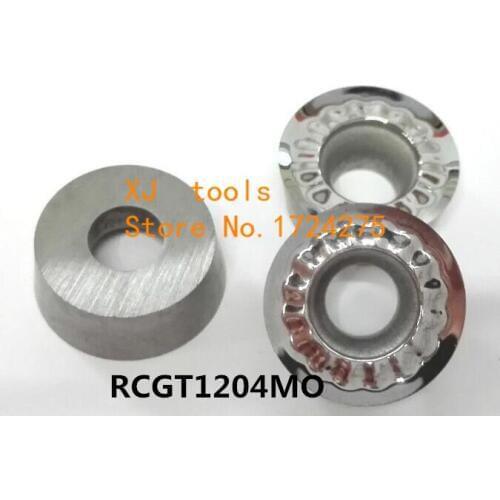 Free Shipping 10pcs RCGT1204MO Turning carbide Aluminum inserts,Blade for EMR 6R Milling cutte Holder,Suitable for Aluminium