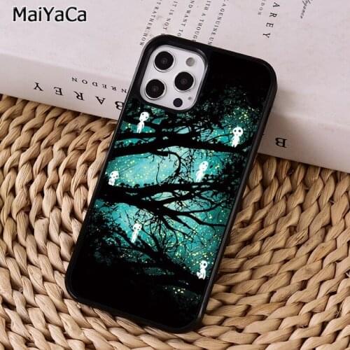 MaiYaCa Princess Mononoke Tree Spirits Phone Case For iphone 11 12 mini Pro X XR XS MAX 6S 7 8 Plus 5S SE 2020 Cover coque Shell