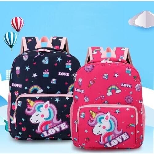 Children School Bags 3D Printing Unicorn Backpack Kids School Backpacks for Teenage Girls Women Backpack Laptop Travel Bags