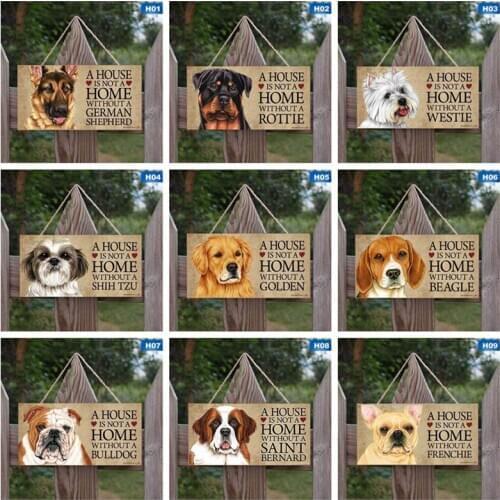 A House Is Not A Home Without A Westie/ Golden/ Beagle/ Bulldog/ Bernard/Frenchie/poodle Pet Dog Hanging Tag Gift For Dog Lovers