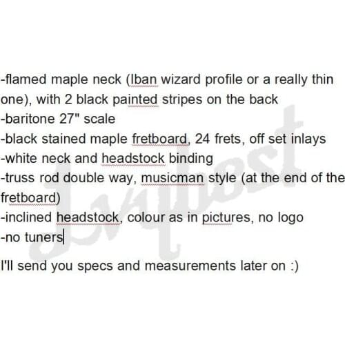 Electric guitar customized headstock and flame neck,black stained fingerboard,2 strip lines print on neck back,free shipping