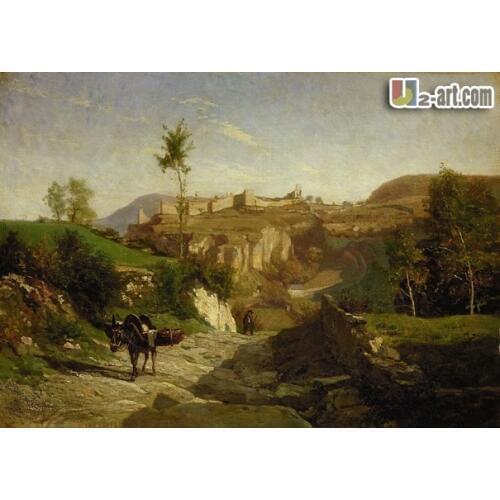 Canvas Prints (Daubigny) fine art decorative oil painting reproduction HD print on canvas for sale Classical-055