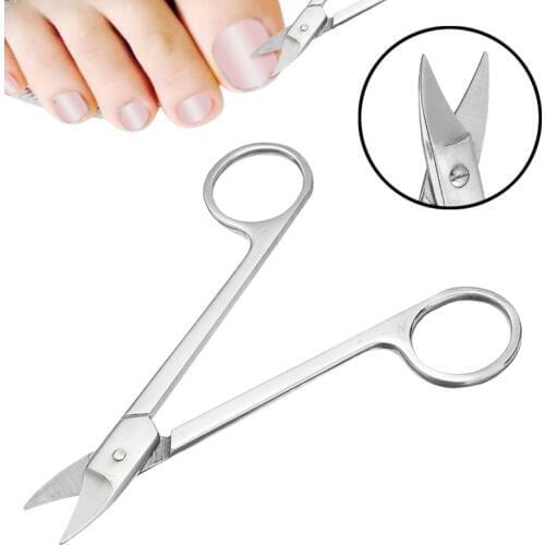 Stainless Steel Toe Nail Nipper Cutter Clipper Ingrown Pedicure Cuticle Scissor Professional Nail Care Manicure Tool
