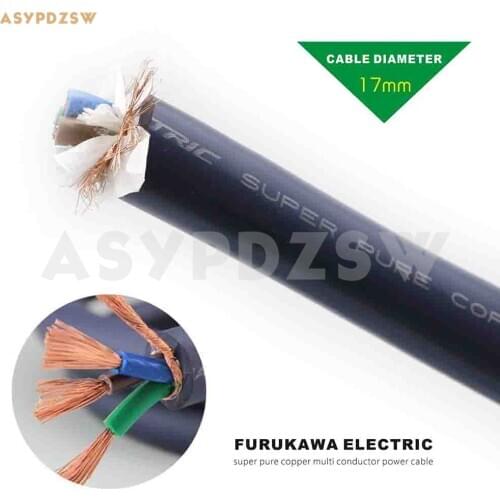1M HIFI FURUKAWA ELECTRIC 99.999% Super pure copper multi conductor power cable