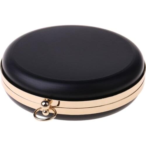 NEW 18cm Metal Clasps Dinner Round Box Purses Frame Handles for DIY Handbags Kiss Twisted Lock Buckle Tone Bag Accessories