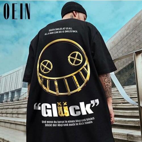 OEIN Oversized Tshirts Streetwear Hip Hop Print Punk Rock Gothic Tees Shirts Harajuku Fashion Casual Short Sleeve Loose 8XL Tops