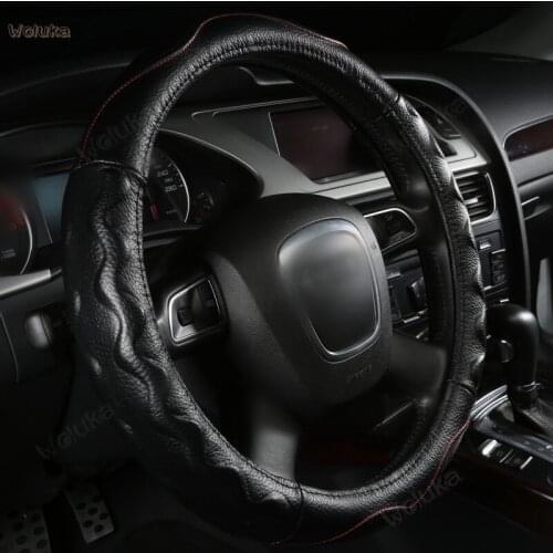 The first layer of real leather steering wheel cover wear and scratch resistance CD50 Q02