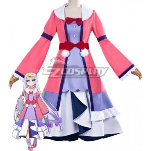 Sleepy Princess In The Demon Castle Princess Syalis Dress Girls Pink Long Dress Halloween Christmas Cosplay Costume E001